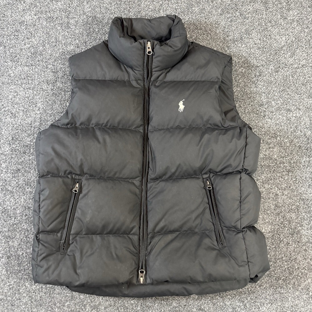 Ralph Lauren Sport Women's Size Medium Down Fill Full Zip Puffer Vest H8
